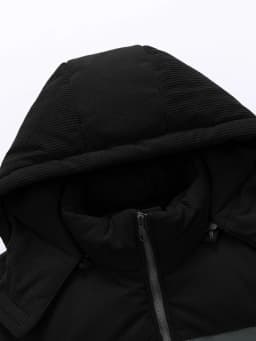 Men's Hooded Cotton Jacket, Heat-Retaining and Cold-Resistant, Windproof with Hood, Suitable for Daily Commuting, Outdoor Activities, Autumn and Winter Outings, Home Wear, Casual Gatherings with Friends, Short-Term Vacations