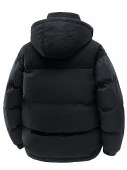 Men's Hooded Cotton Jacket, Heat-Retaining and Cold-Resistant, Windproof with Hood, Suitable for Daily Commuting, Outdoor Activities, Autumn and Winter Outings, Home Wear, Casual Gatherings with Friends, Short-Term Vacations