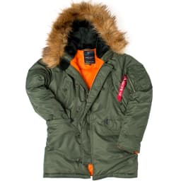 2025 Winter N3B Puffer Men Long Куртка Аляска Coat Military Fur Hood Warm Tactical Parka Army Korean Thick Parka