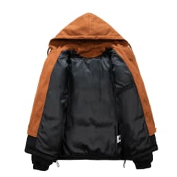 New Fashion Hooded Casual Men Coat Winter Windproof Thicken Solid Parka Outdoors Loose Simplicity Comfort Keep Warm Jacket Men