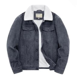 Men's Wear Single Breasted Loose Jacket Men's Corduroy Jacket Coat Winter Jacket Fashion Coat Casual Plush Outfit Winproof Coats