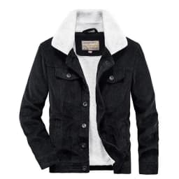 Men's Wear Single Breasted Loose Jacket Men's Corduroy Jacket Coat Winter Jacket Fashion Coat Casual Plush Outfit Winproof Coats