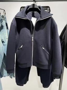 MAMELICCE Original design Men's knitted high collar faux woolen cotton jacket loose thick co high quality padding jackets