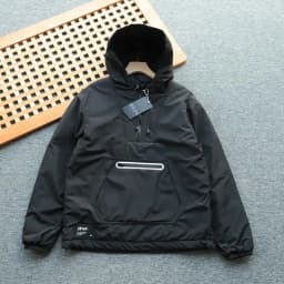 Thickened Cotton Jacket for Men Outdoor Windproof Water Resistant Casual Loose Fit Hooded Zipper Closure Color Youth Fa...