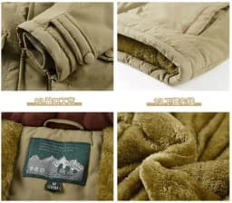 Multi Pockets Warm Parkas Fleece Down Jackets New Fashion Male Outdoor Tooling Casual Jackets 6XL Men Hooded Long Winter Jackets