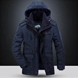 Men Military New Jacket Parkas Winter Men's Pile Jacket Outdoor Coat Men's Thermal Hooded Casual New Coat Thermal Thick Jacket
