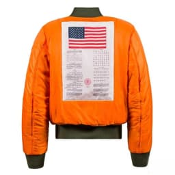 2025 vintage double side winter jacket men coat bubble parka puffer warm bomber quilted pilot MA-1 us air force military army