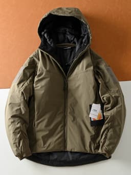High-End P Cotton Fill Winter Men's Military Version Hooded Windproof Waterproof Tactical Cotton Jacket Fashionable Urban Style