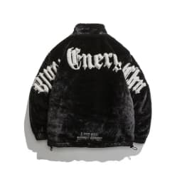 2025 Winter New American Street Letter Embroidered Fleece Fashion Casual Warm Mens Winter Jackets and Coats