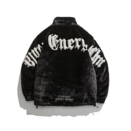 2025 Winter New American Street Letter Embroidered Fleece Fashion Casual Warm Mens Winter Jackets and Coats
