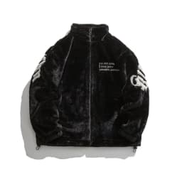 2025 Winter New American Street Letter Embroidered Fleece Fashion Casual Warm Mens Winter Jackets and Coats