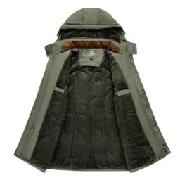 New Brand Men's Casual Jacket Fashion Thick Winter Parkas Male Fur Trench Overcoat Heated Warm Jackets Coats Parka Men