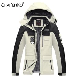 Winter New Thick Warm Fleece Outdoor Parkas Jacket Coat Men Windproof Hooded Military Parkas Men Fashion Casual Jacket Men