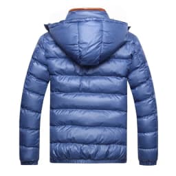 2025 Men's Casual Jacket Cotton Parka Coat Autumn Winter Hooded Cotton Padded Jacket Windproof Outdoor Travel Outwear MY136