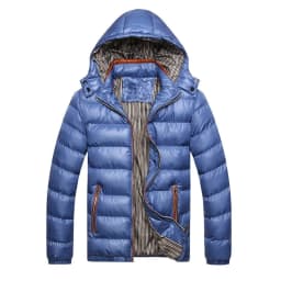 2025 Men's Casual Jacket Cotton Parka Coat Autumn Winter Hooded Cotton Padded Jacket Windproof Outdoor Travel Outwear MY136