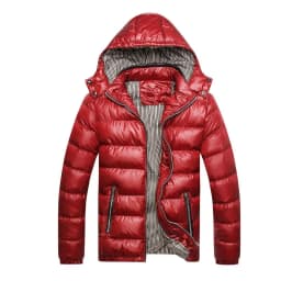 2025 Men's Casual Jacket Cotton Parka Coat Autumn Winter Hooded Cotton Padded Jacket Windproof Outdoor Travel Outwear MY136