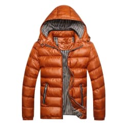 2025 Men's Casual Jacket Cotton Parka Coat Autumn Winter Hooded Cotton Padded Jacket Windproof Outdoor Travel Outwear MY136