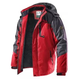 Male Windbreaker Ski Jackets Men's Winter Parkas Outdoor Jacket Thicken Fleece Quality Warm Waterproof Climb Men Thick Coat