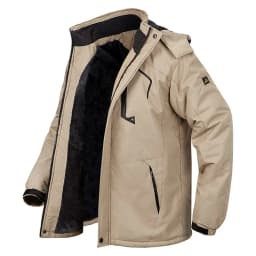 Male Windbreaker Ski Jackets Men's Winter Parkas Outdoor Jacket Thicken Fleece Quality Warm Waterproof Climb Men Thick Coat