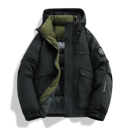 Winter Parkas Men's New Graphene Self Heating Down Cotton Jacket Autumn Men's Mountaineering Jacket Outdoors Waterproof Coat