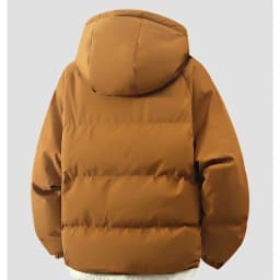 male Outerwear hooded jacket Men's winter loose jacket Cotton coat man fashion parkas Men windproof thick warm Down Jacket