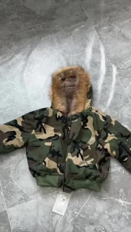 2026 New Men's Winter Camouflage Reversible Jacket Fleece-Lined Hooded Cotton Coat Warm Velvet Inner Thick Parka