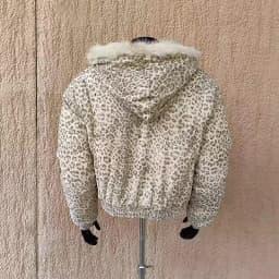 PFHQ Niche Design Men's Fleece Jackets Hooded Leopard Print Fur Thick Padded Coats Thermal Contrast Color Male Clothing CPG2405