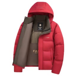 2026 New Winter Parka Men Thicken Casual Coat Slim Fit Outwear Waterproof Warm Solid Color Outdoor Outwear Hooded Coat