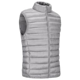 Animal Game Men's Casual Vest Autumn Lightweight Sleeveless Jacket Zipper Outerwear Vest Outdoor Down Vest Coats with Pockets