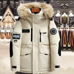 2026 Winter Mens Hooded Fur Collar Duck Down Coats High Quality Waterproof Coats Fashion Parkas Male Casual Warm Down Jackets