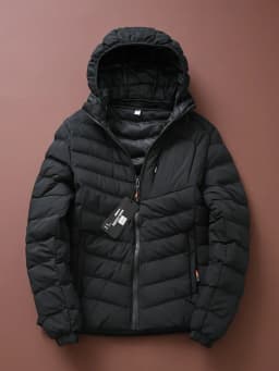 Dingji Promoted! Rib Series! Winter New Men's Lightweight Washable Cotton Jacket Windproof Warmth Youth Casual Standard Fit