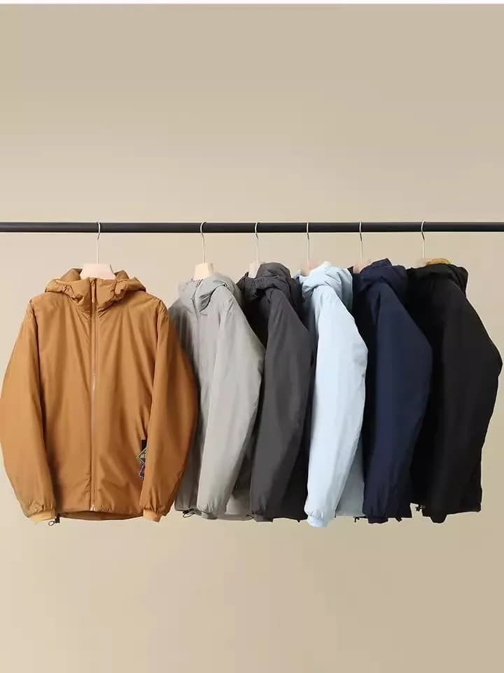 Atong Series Men's Outdoor Breathable Warm Cotton Jacket Waterproof Windproof Polyester Fiber Filling Hooded Thick Casual Style