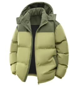 Multi Color Fashion Trend Hooded Bread Jacket Casual Loose Winter Warm Cotton Parkas Middle-aged and Young People Hooded Parkas