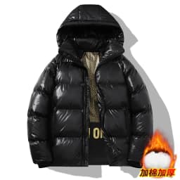 New Brand Male Parkas Plus Size Fashion Man Jacket and Coat Men Thick Winter Jacket Warm Wool Liner Windproof 4XL Hooded jacket