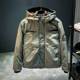 Winter Workwear Cotton Jacket Men's Loose Ins Trendy Thickened Warmth Windbreaker Large Size Hooded Cotton Coat Outerwear