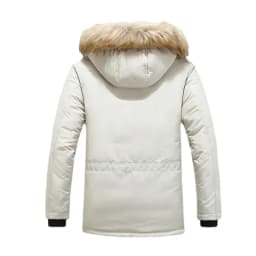 Mens Winter Fur Hooded Parkas Men Snow Windproof Down Parkas Thickened -30 Degree Keep Warm Outdoor Outerwear Jackets Size 6XL