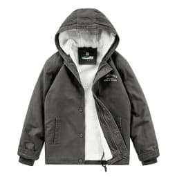 Cold Weather Outdoor Thickened Windproof Warm Men's Cotton Padded Jacket Hooded Streetwear Fashion Casual Parka Winter Coat