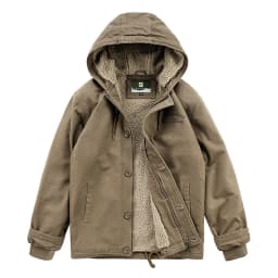 Cold Weather Outdoor Thickened Windproof Warm Men's Cotton Padded Jacket Hooded Streetwear Fashion Casual Parka Winter Coat
