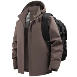 Men's Parka Splicing Mens Parka Winter New Hooded Down Jacket Fleece Warm Jackets Men Business Leisure Coat Baseball Coats 5099