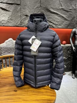 Italian High-End Outdoor Capsule Traveler Anti-Cold Clothing Seamless Glued Partition Filled Cotton Hat Men Cotton Jacket
