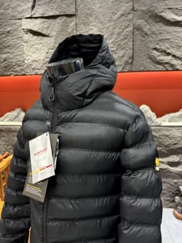 Italian High-End Outdoor Capsule Traveler Anti-Cold Clothing Seamless Glued Partition Filled Cotton Hat Men Cotton Jacket