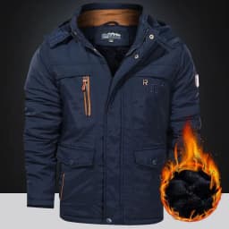 Men's Winter Tactial Jacket Fleece Lined Outdoor Parka Coat Hooded Windbreaker Military Thick Warm Outerwear Multi-pocket Parkas