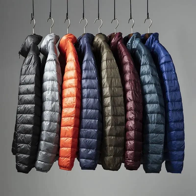 2026 Portable Lightweight ort down Jaet for Men Autumn Winter Cotton Padded Stand Collar Warm Casual ly Friendly Outerwear