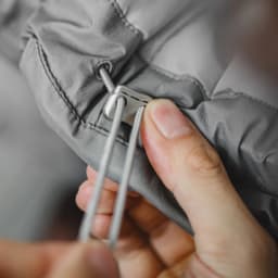 Maden Vintage N-3B Gray Parka for Men Toggle Buttons Hooded Short Coat Heavyweight Thermal Padded Jacket for Autumn Winter
