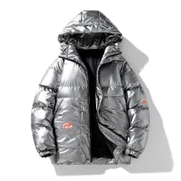 Thermal Coats Mens Thick Warm Glossy Shiny Jackets Brand Outwear Men's Clothing Winter Men's Hooded Parkas Windbreaker Fashion