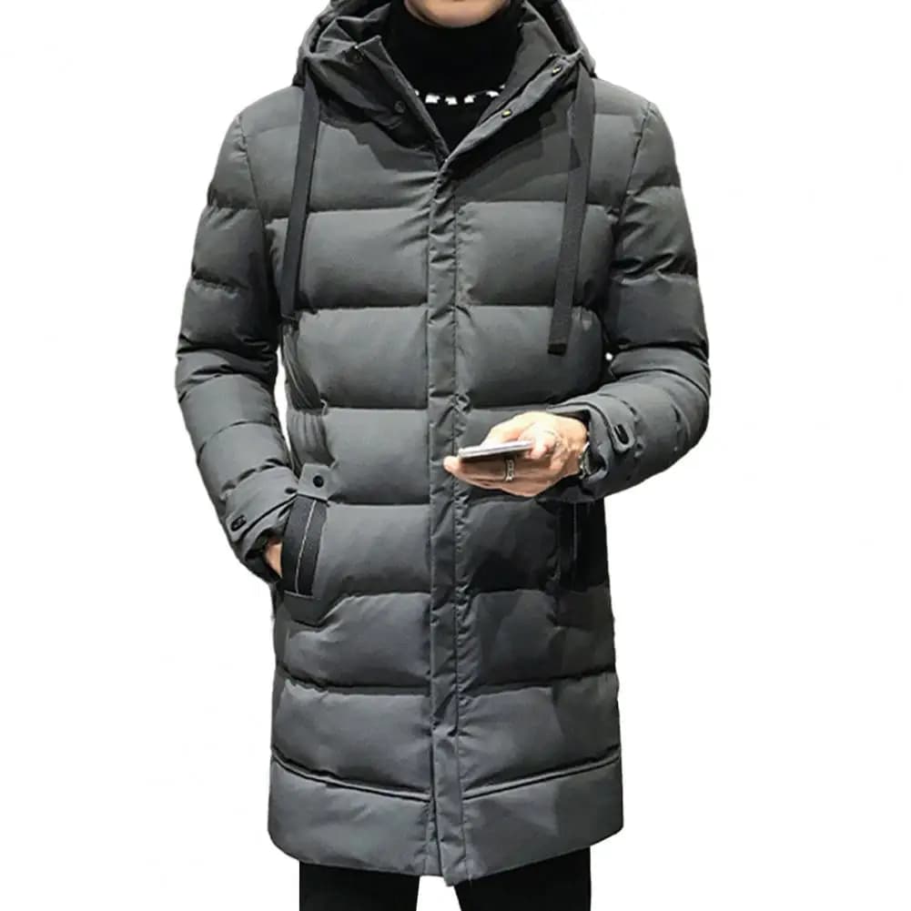 2027 Winter Parkas Men Warm Thick Windproof Jacket Men Quality Hooded Cotton Padded Coat Men Fashion Waterproof Outwear