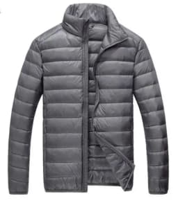2026 Royal Blue Hooded Parkas Men's Zipper Control Winter Jacket Fashion Hot Sale Jaqueta Plus Size S-5XL Lightweight Warm Coats