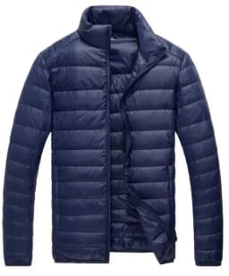 2026 Royal Blue Hooded Parkas Men's Zipper Control Winter Jacket Fashion Hot Sale Jaqueta Plus Size S-5XL Lightweight Warm Coats