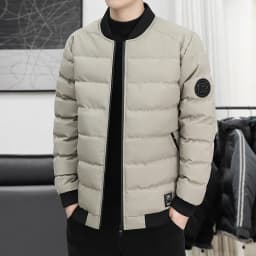 New Men's Outdoor Fashion Trend Windproof Warm Cotton Clothes Comfortable Versatile Breathable Sports Leisure Collar Jacket