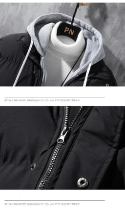 Male Coat Windbreaker Jackets For Men Fashion Parkas Autumn Winter Overcoat Men's Casual Jacket Keep Warm Windproof Hombre New